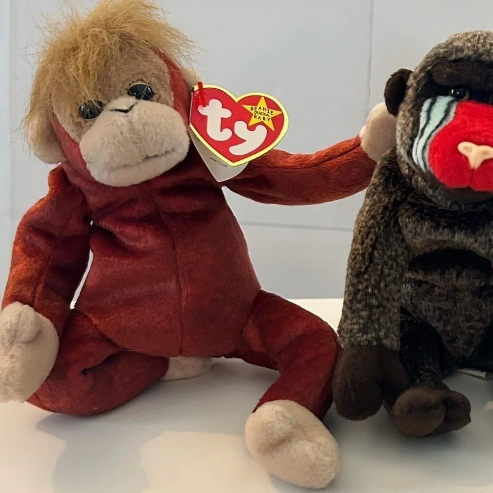 Beanie Babies Orangutan Schweetheart TY Rare 1st Edition Collectible Tag Errors